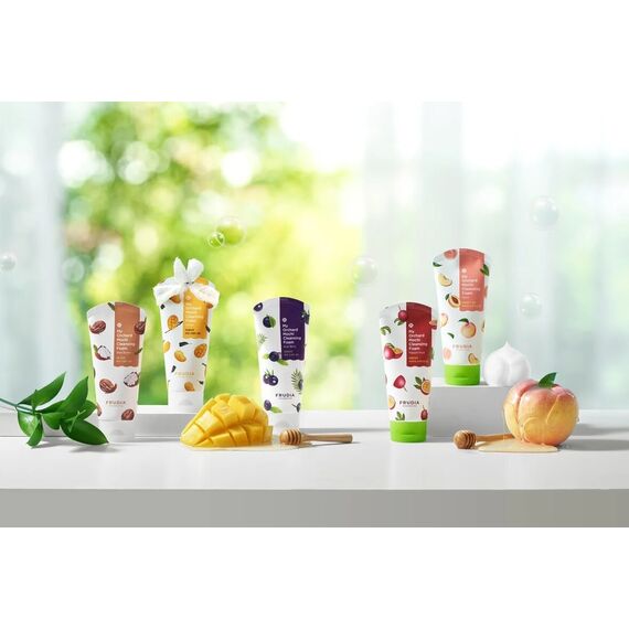 Увлажняющая пенка для умывания с персиком Frudia My Orchard Mochi Cleansing Foam, 120 мл, изображение 6