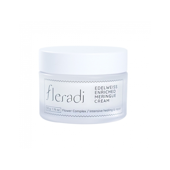 Питательный крем-меренга с экстрактом эдельвейса Fleradi Edelweiss Enriched Meringue Cream, 50 мл