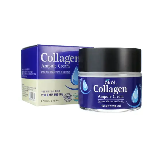 EKEL Ампульный крем с КОЛЛАГЕНОМ 70 мл, изображение 4