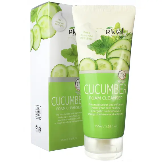 EKEL Пенка для умывания с экстрактом ОГУРЦА 100 мл, изображение 3