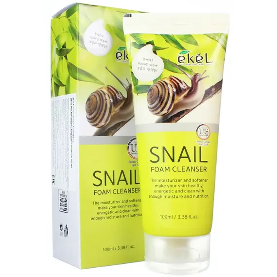 EKEL Пенка для умывания с экстрактом МУЦИНА УЛИТКИ 100 мл, изображение 4