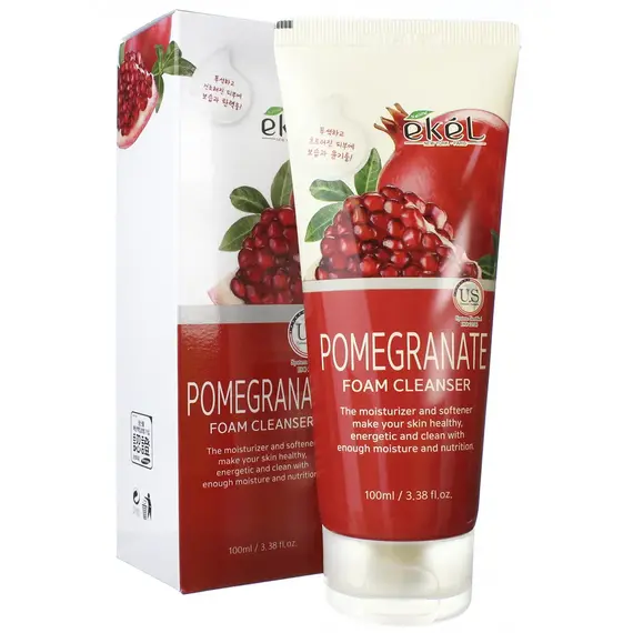EKEL Пенка для умывания с экстрактом ГРАНАТА 100 мл, изображение 3