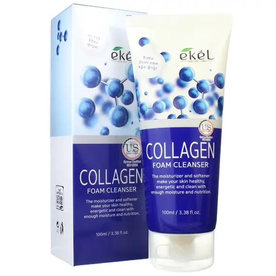 EKEL Пенка для умывания с КОЛЛАГЕНОМ 100 мл, изображение 3