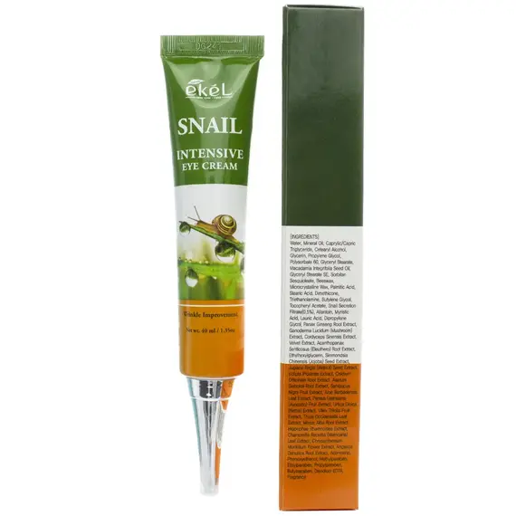 EKEL Крем для контура глаз с ЭКСТРАКТОМ МУЦИНА УЛИТКИ 40 мл, изображение 5