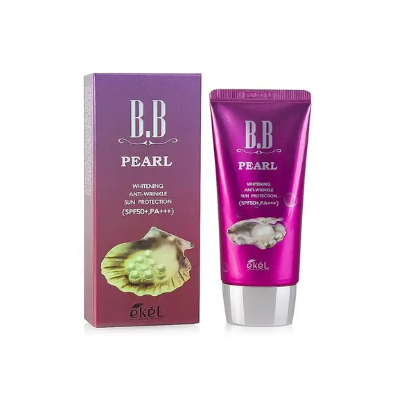 EKEL ВВ-крем ВЫРАВНИВАЮЩИЙ ТОН КОЖИ С ЭКСТРАКТОМ ЖЕМЧУГА 50 мл, изображение 7