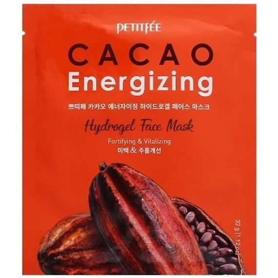 Тонизирующая гидрогелевая маска для лица с какао Petitfee Cacao Energizing Hydrogel Face Mask, 1 шт, изображение 2