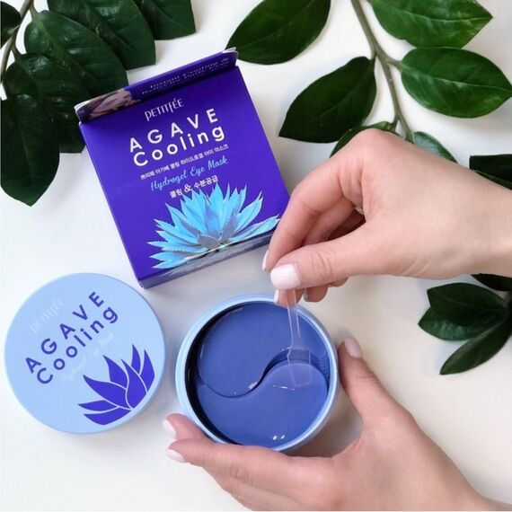 Охлаждающие гидрогелевые патчи с экстрактом агавы Petitfee Agave Cooling Hydrogel Eye Mask, 60 шт, изображение 8