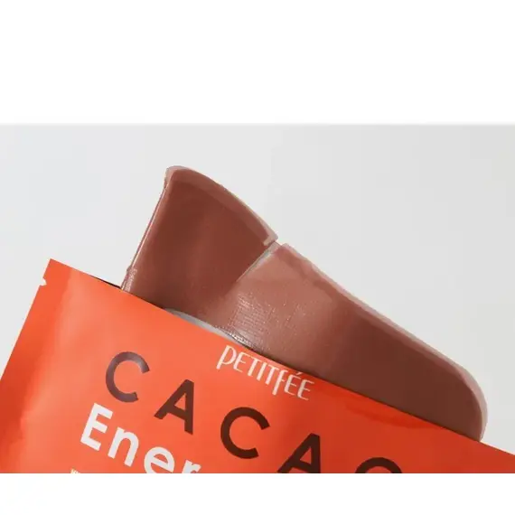 Тонизирующая гидрогелевая маска для лица с какао Petitfee Cacao Energizing Hydrogel Face Mask, 1 уп (5шт), изображение 10