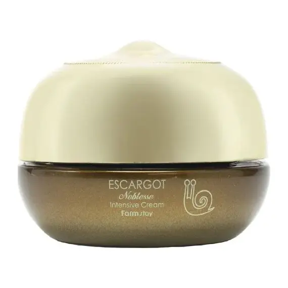 Регенерирующий крем с муцином улитки для ухода за зрелой кожей Farmstay Escargot Noblesse Intensive Cream, 50 мл, изображение 4