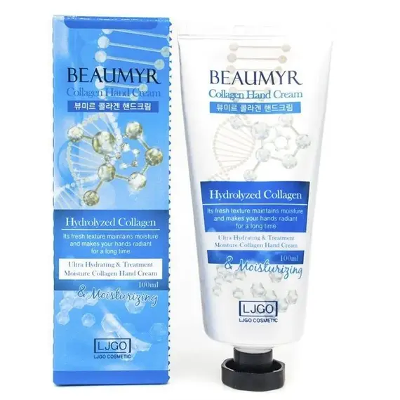 BEAUMYR Ультра-увлажняющий крем для рук с коллагеном 100 мл, изображение 6