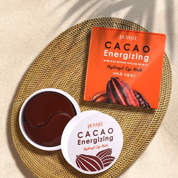 Тонизирующие гидрогелевые патчи с какао Petitfee Cacao Energizing Hydrogel Eye Patch, 60 штук, изображение 9