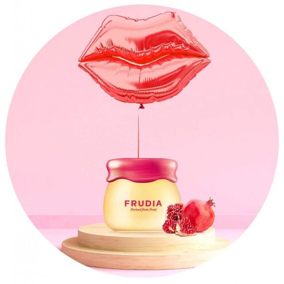 Увлажняющий бальзам для губ с гранатом и медом Frudia Pomegranate Honey 3 in 1 Lip Balm, 10 мл, изображение 4