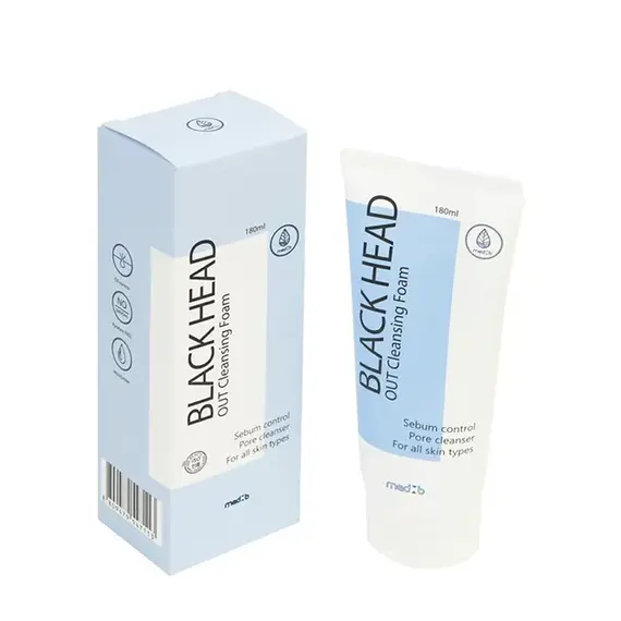 Пенка очищающая от черных точек Med B Black Head Out Cleansing Foam, 180 мл, изображение 3