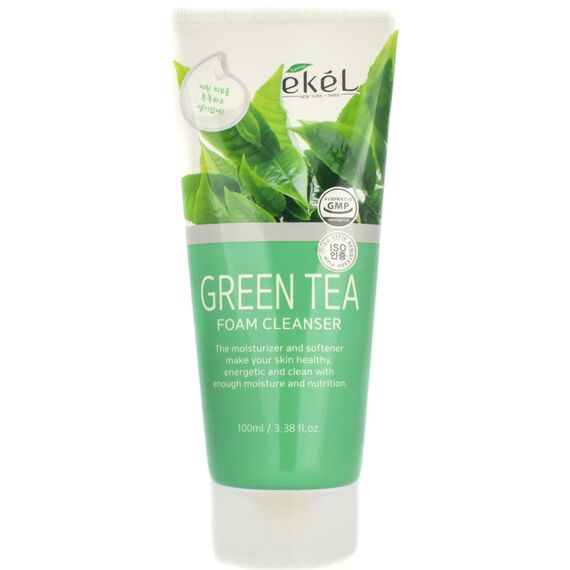 EKEL Пенка для умывания с экстрактом ЗЕЛЕНОГО ЧАЯ 100 мл