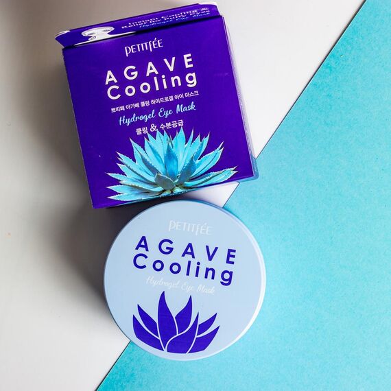 Охлаждающие гидрогелевые патчи с экстрактом агавы Petitfee Agave Cooling Hydrogel Eye Mask, 60 шт, изображение 5
