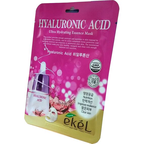 EKEL Тканевая маска для лица HYALURONIC ACID 25 мл, изображение 4