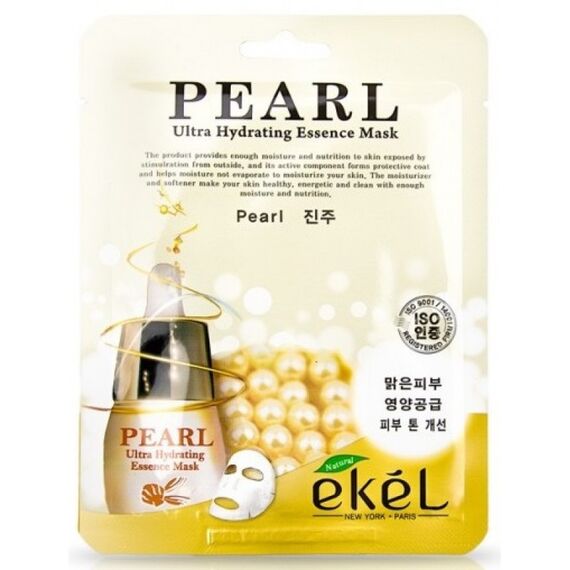 EKEL Тканевая маска для лица PEARL 25 мл, изображение 3