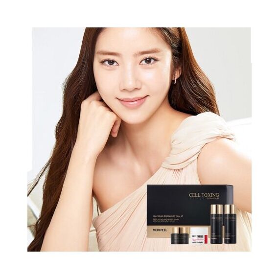 Антивозрастной набор миниатюр со стволовыми клетками Medi-Peel Cell Toxing Dermajours Trial Kit, 2*30 мл +2*10 мл, изображение 4