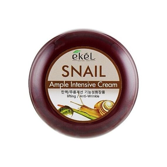 EKEL Ампульный интенсивный крем с ЭКСТРАКТОМ МУЦИНА УЛИТКИ 100 гр, изображение 2