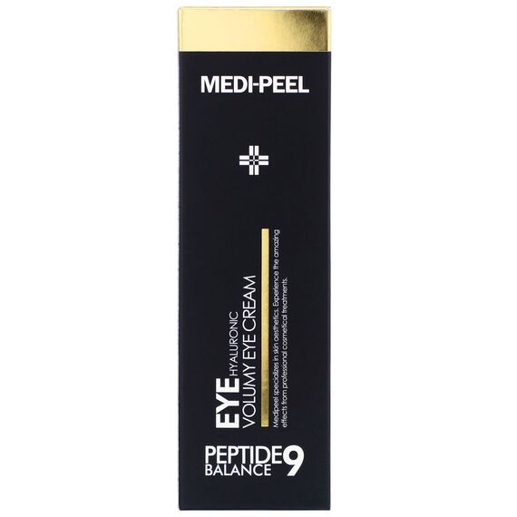 Омолаживающий крем для век с пептидами Medi-Peel Peptide Balance9 Eye Hyaluronic Volumy Eye Cream, 40 мл, изображение 3
