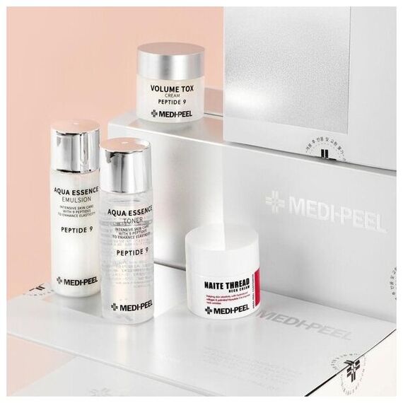Набор омолаживающих средств с пептидами Medi-Peel Peptide 9 Skincare Trial Kit, 2*30 мл+2*10 мл, изображение 5
