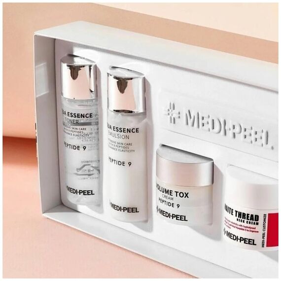 Набор омолаживающих средств с пептидами Medi-Peel Peptide 9 Skincare Trial Kit, 2*30 мл+2*10 мл, изображение 3