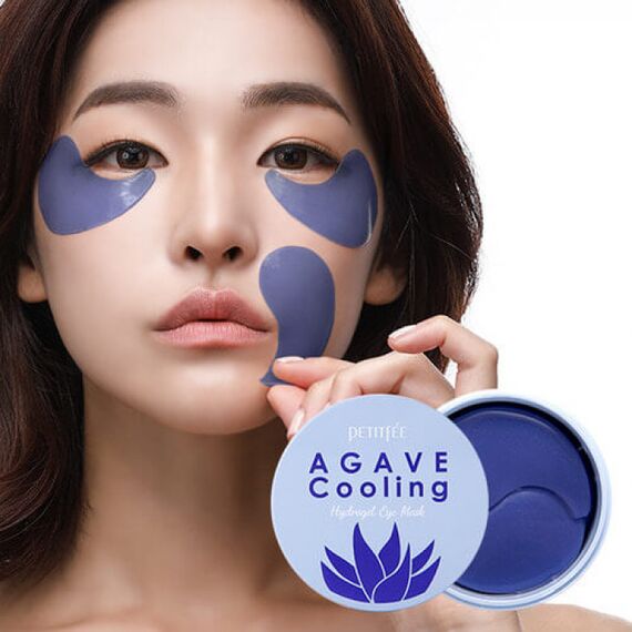 Охлаждающие гидрогелевые патчи с экстрактом агавы Petitfee Agave Cooling Hydrogel Eye Mask, 60 шт, изображение 6