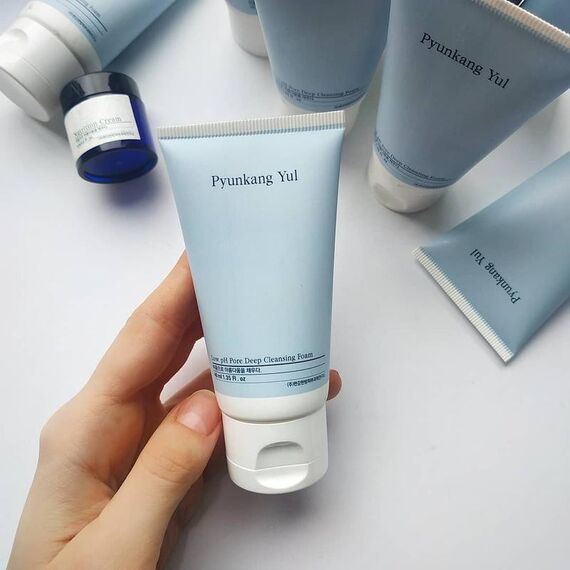 Очищающая пенка с AHA-кислотами Pyunkang Yul Low pH Pore Deep Cleansing Foam, 100 мл, изображение 4