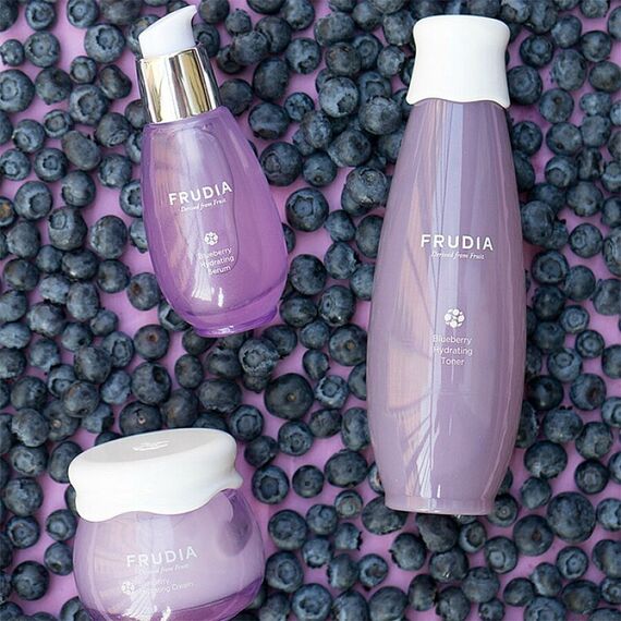 Увлажняющий тонер с черникой FRUDIA Blueberry Hydrating Toner, 195 мл, изображение 2