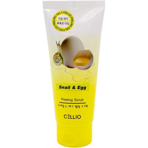 CELLIO Скраб с яичным и улиточным экстрактом