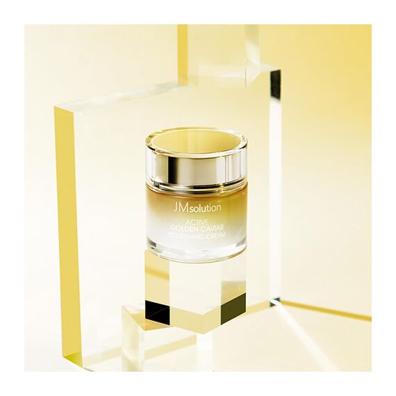 Питательный омолаживающий крем c экстрактом икры и золотом Jmsolution Active Golden Caviar Nourishing Cream Prime, 60 мл, изображение 3