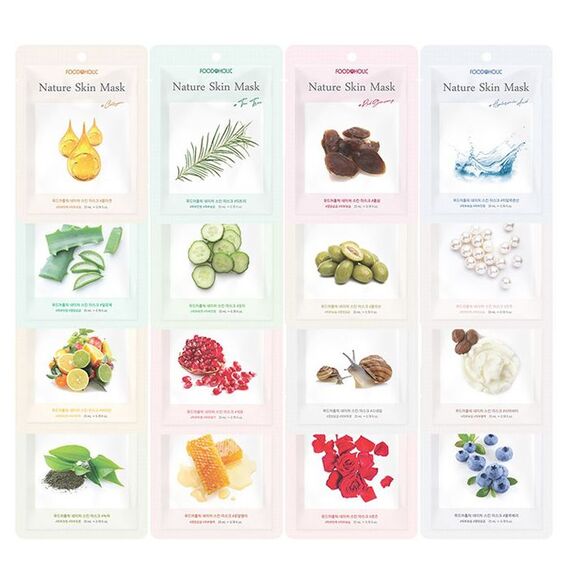 FOODAHOLIC NATURE SKIN Тканевая маска для лица с огурцом 23 мл, изображение 3