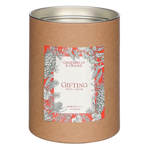 Свеча ароматическая Gifting, Имбирное печенье (новая), 40 ч, Ambientair, изображение 3