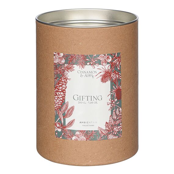 Свеча ароматическая Gifting, Корица и яблоко (новая), 40 ч, Ambientair, изображение 3