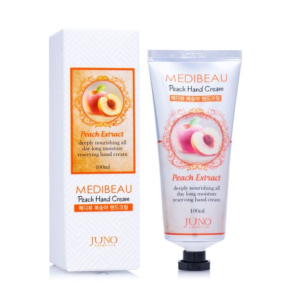 JUNO MEDIBEAU Крем для рук - Персик 100 мл, изображение 2