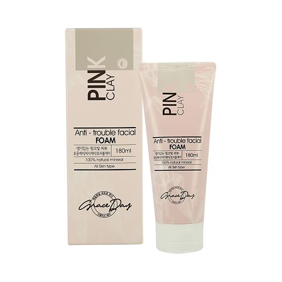 GRACE DAY Пенка для умывания с Розовой глиной 180 мл, изображение 3