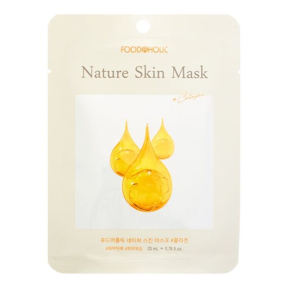 FOODAHOLIC NATURE SKIN Тканевая маска для лица с коллагеном 23 мл, изображение 2