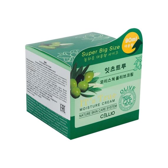 IT’S TRUE Увлажняющий крем с экстрактом оливки 90 мл, изображение 7