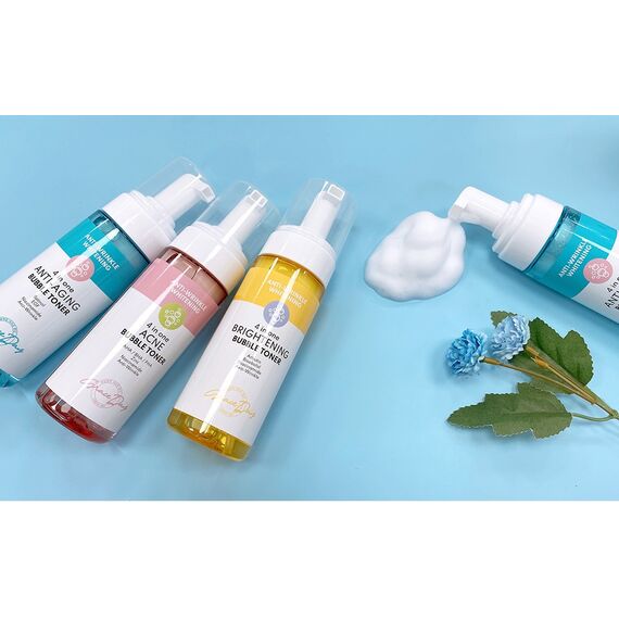 GRACE DAY Anti-Wrinkle Whitening Пузырьковый тонер антивозрастной 4в1, изображение 3