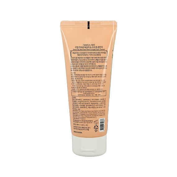 GRACE DAY Real Fresh Пенка для умываня Персик и Яблоко 100 мл, изображение 3