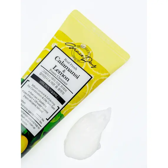 GRACE DAY Real Fresh Пенка для умывания Каламанси и Лимон 100 мл, изображение 6