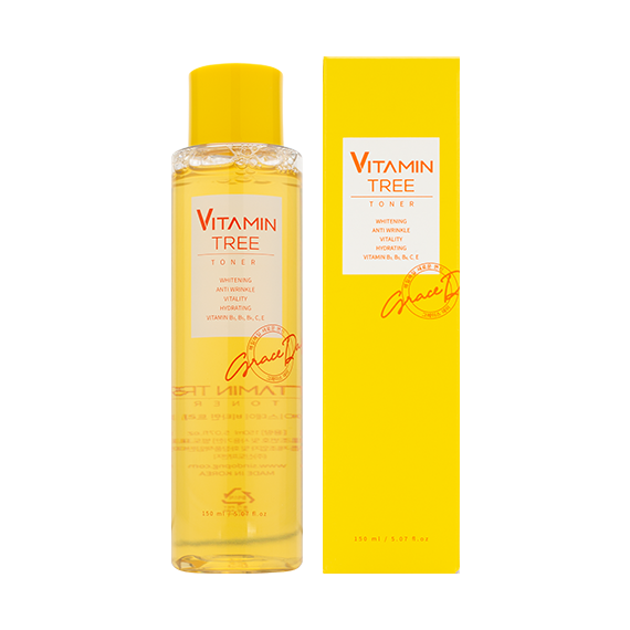 GRACE DAY Vitamin Tree Тонер для лица с витаминным комплексом 150 мл, изображение 3