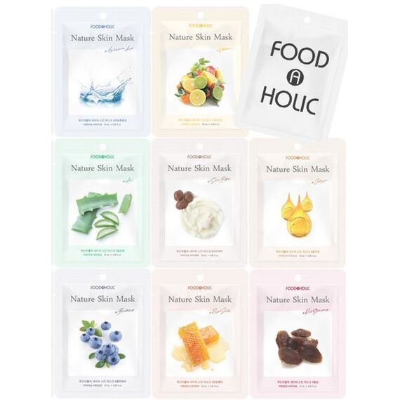 FOODAHOLIC NATURE SKIN Тканевая маска для лица с маточным молочком 23 мл, изображение 3