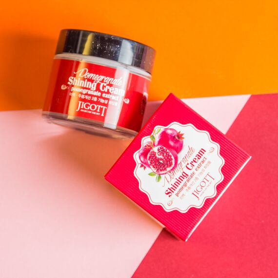 JIGOTT Осветляющий крем для лица с экстрактом граната POMEGRANATE SHINING CREAM 70 мл, изображение 6