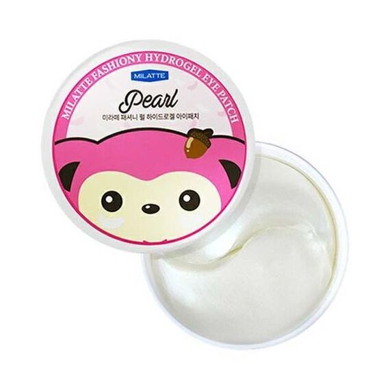 MILATTE Гидрогелевые патчи под глаза PEARL 60 шт банка