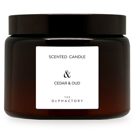 Свеча ароматическая The Olphactory, Кедр и уд, 72 ч, Ambientair