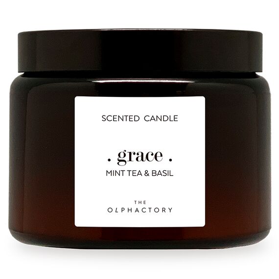 Свеча ароматическая The Olphactory, Мята и базилик, 72 ч, Ambientair