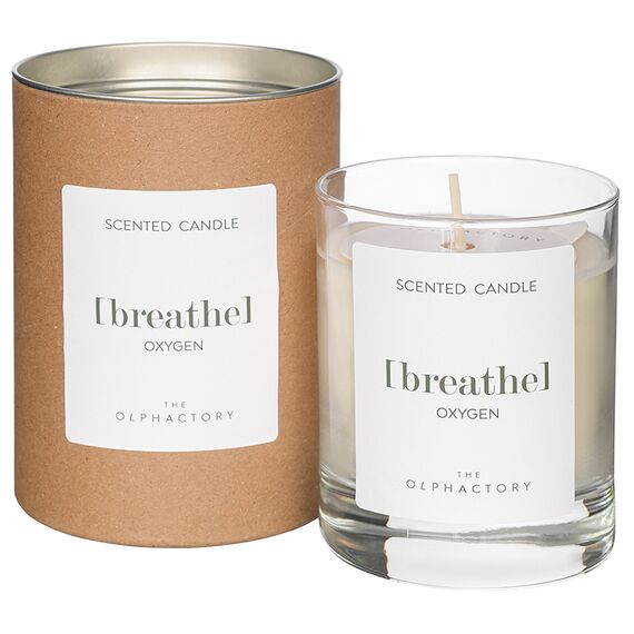 Свеча ароматическая The Olphactory, Breathe, Кислород (новая), 40 ч, Ambientair
