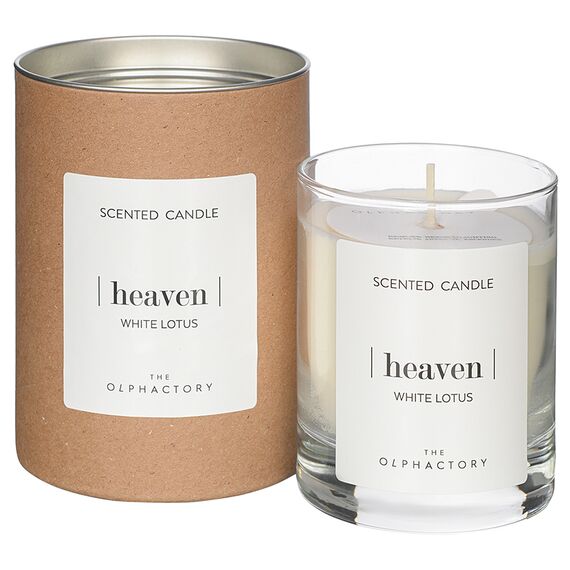 Свеча ароматическая The Olphactory, Heaven, Белый лотос (новая), 40 ч, Ambientair