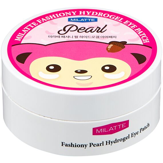 MILATTE Гидрогелевые патчи под глаза PEARL 60 шт банка, изображение 2